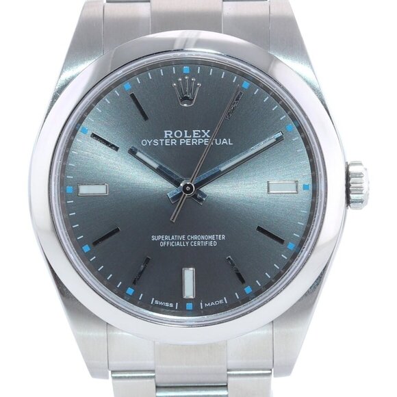 MINT! Rolex 39mm Men's Grey Dial Watch With box and cards! - Picture 2 of 6